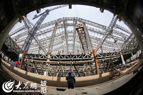 濟(jì)青高鐵紅島站已完成施工70% 預(yù)計2018年建成