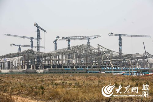 济青高铁红岛站已完成施工70% 预计2018年建成