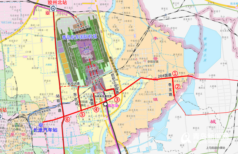 胶东机场配套道路加速推进 北部快速路纳入规划