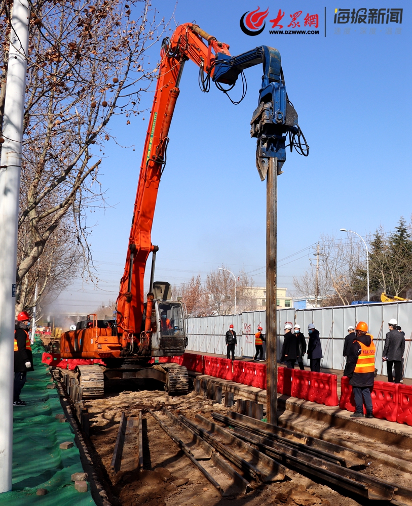 即墨首個開工市政工程:防疫抑塵與工地建設齊頭並進 便利市民生活