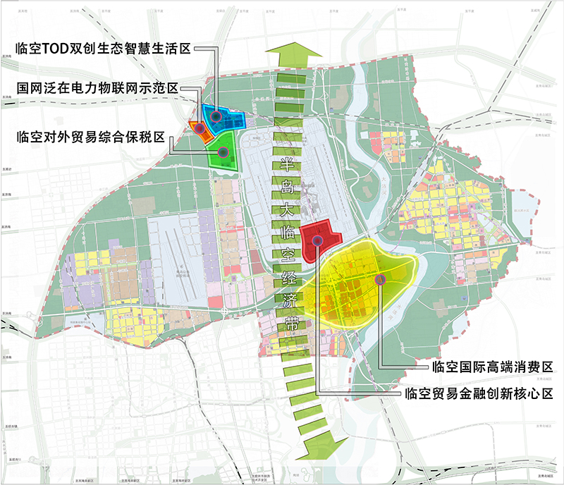 青岛胶东临空经济示范区发起新攻势一带五区建设金融贸易空港城