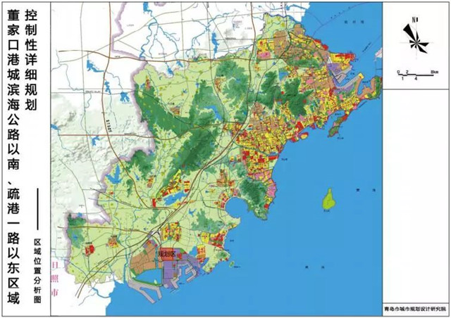 區域位置分析圖 來源:青島西海岸新區官方網站