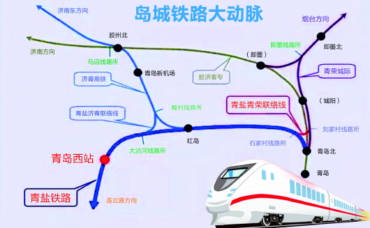 青岛到临沂高铁线路图图片