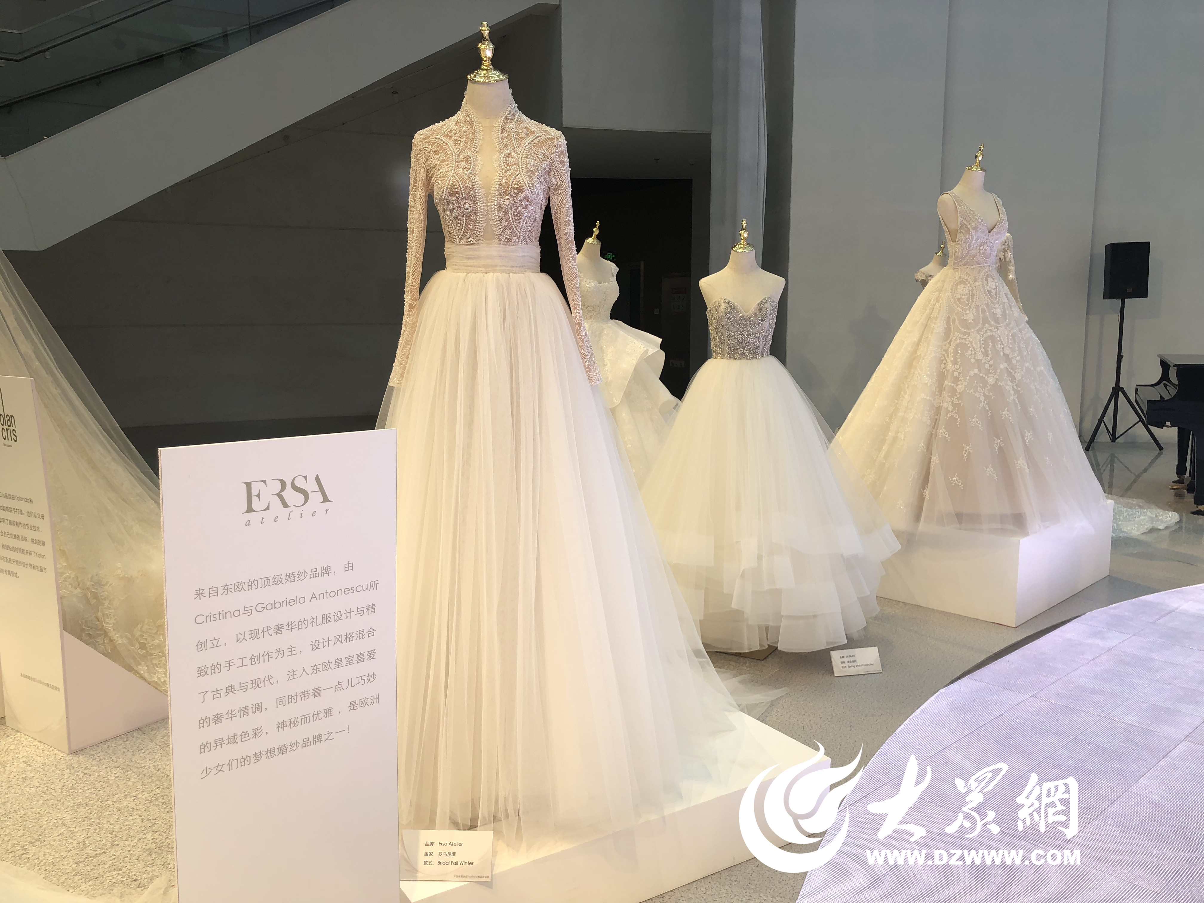 国际范儿 亮相青岛婚恋文化周 2018青岛国际婚纱高定品牌静态发布秀